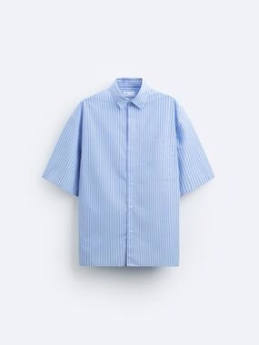 Zara men’s striped short sleeve shirt